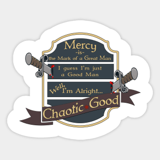 Chaotic Good Sticker